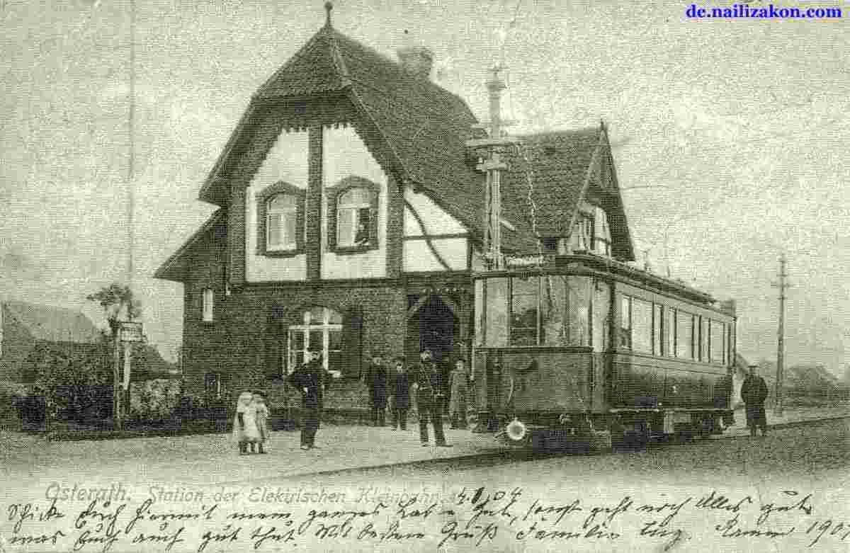 Meerbusch. Station der Elektrischen Kleinbahn, 1904