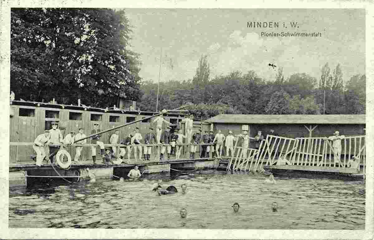 Minden. Schwimmanstalt, 1916