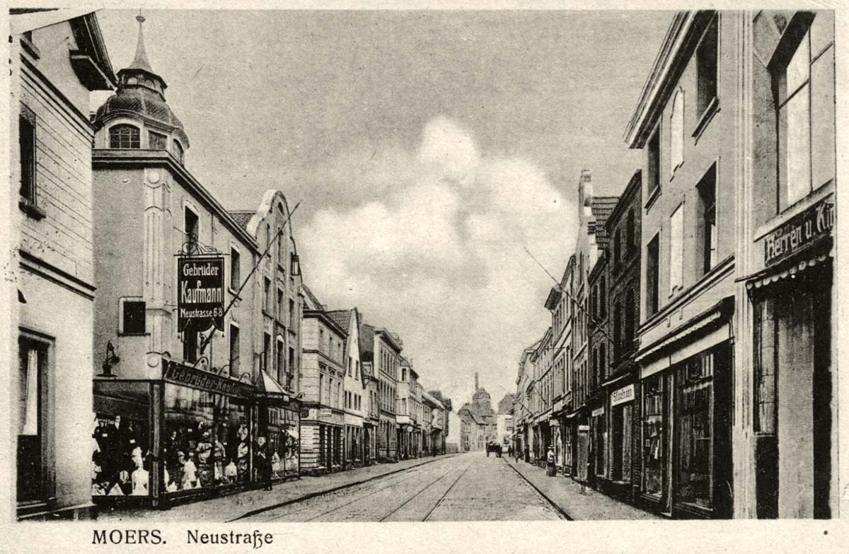 Moers (Mörs). Neustraße, 1919