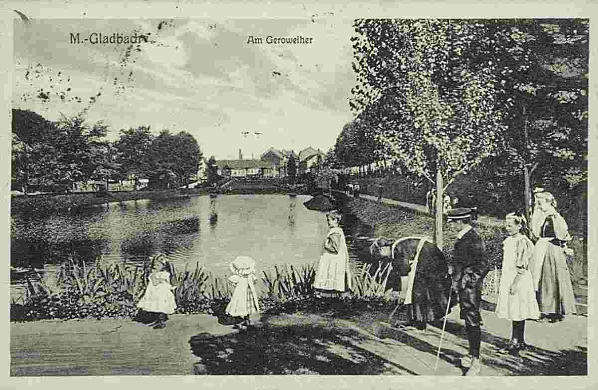 Mönchengladbach. Am Geroweiher, 1908