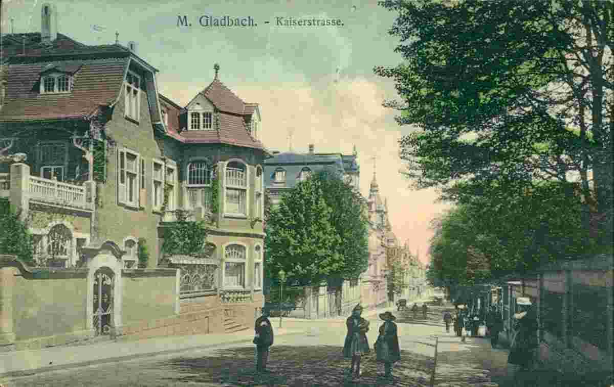 Mönchengladbach. Kaiserstraße, 1911