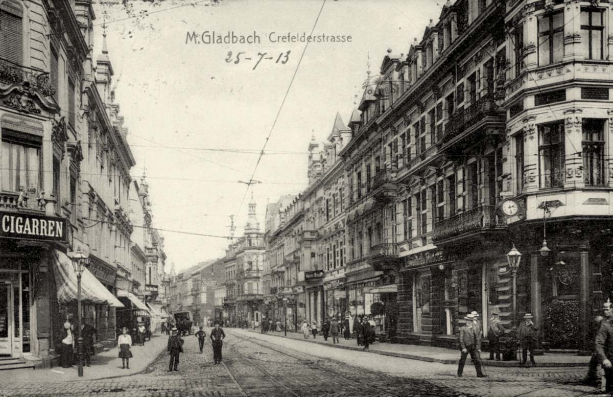 Mönchengladbach. Krefelder Straße, 1913