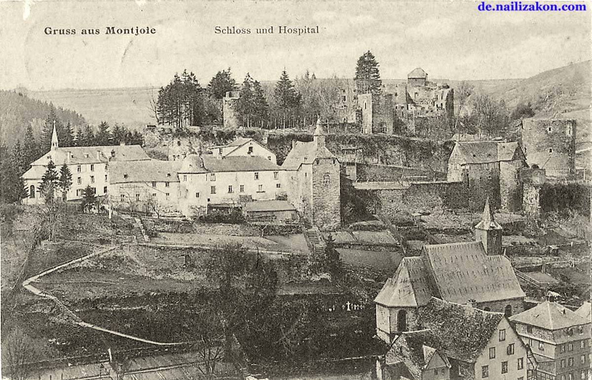 Monschau. Schloß und Hospital, 1908