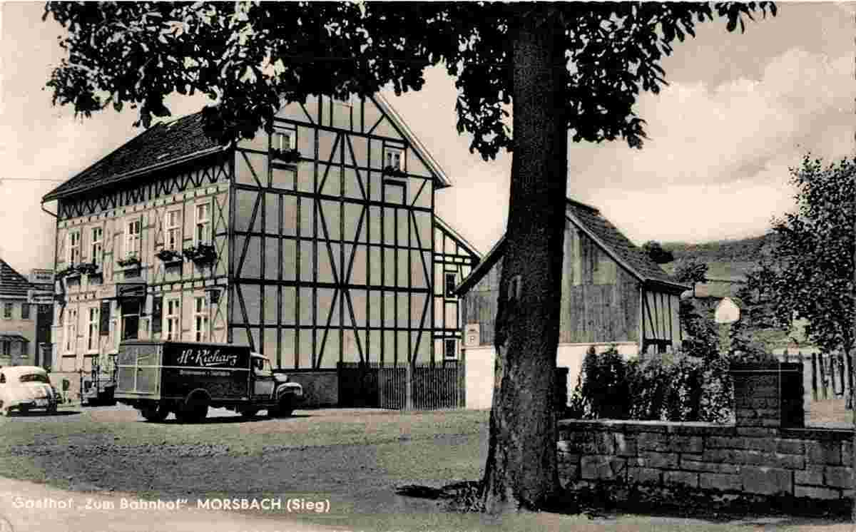 Morsbach. Gasthof zum Bahnhof, 1959