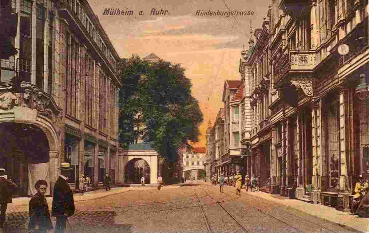 Mülheim an der Ruhr. Hindenburgstraße