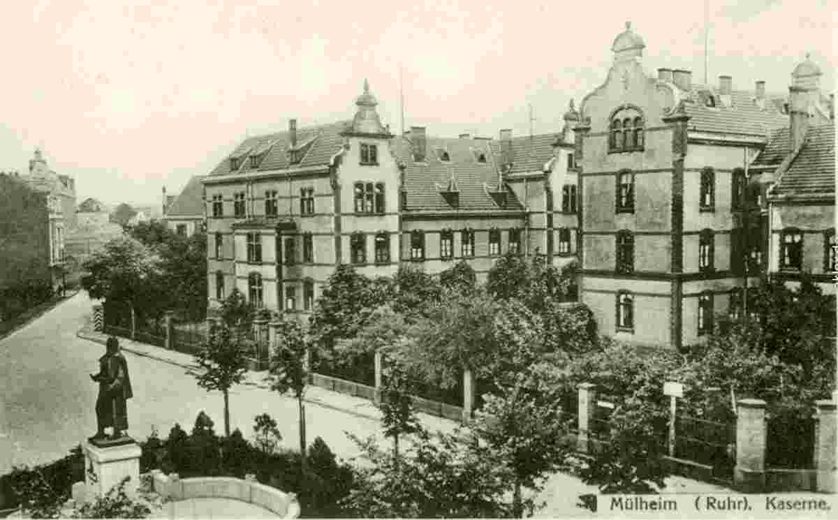 Mülheim an der Ruhr. Kaserne, 1919