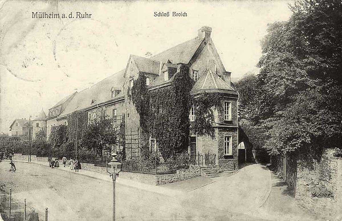 Mülheim an der Ruhr. Schloss Broich, 1910
