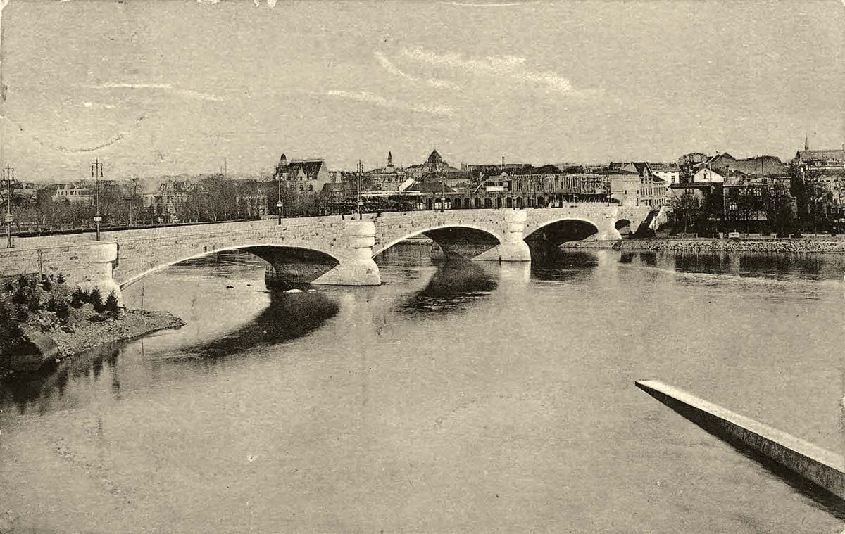 Mülheim an der Ruhr. Schloßbrücke, 1911