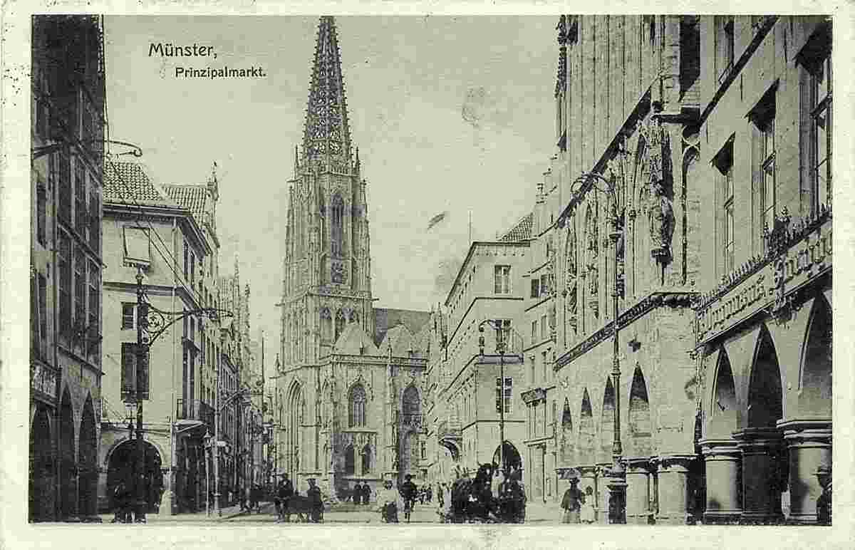 Münster. Prinzipalmarkt, 1911