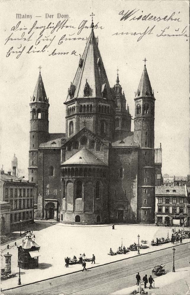 Mainz. Dom, Kiosque, 1906