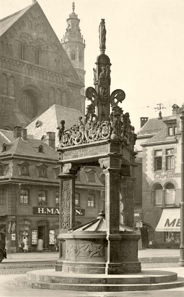 Mainz. Marktbrunnen, 1930