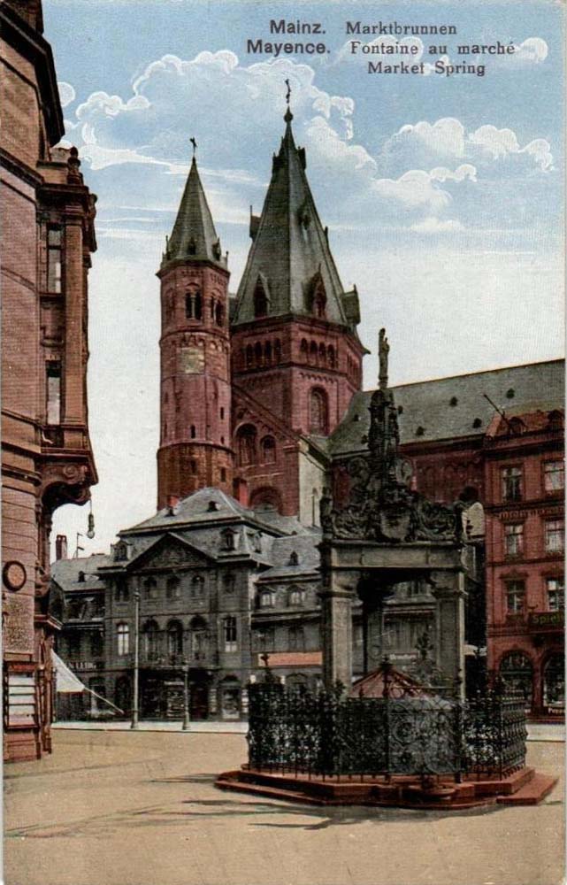 Mainz. Marktbrunnen