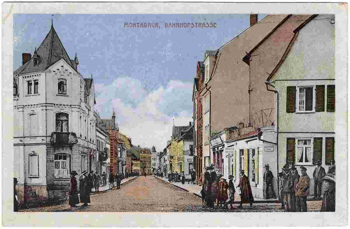 Montabaur. Bahnhofstraße, 1925