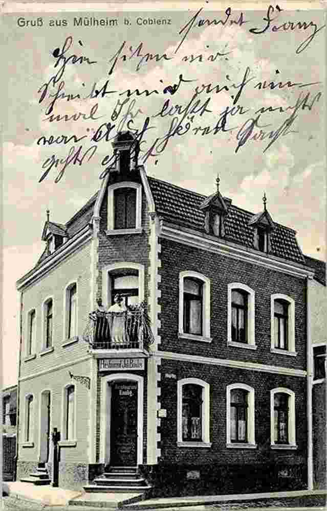 Mülheim-Kärlich. Mülheim - Gasthaus, 1914