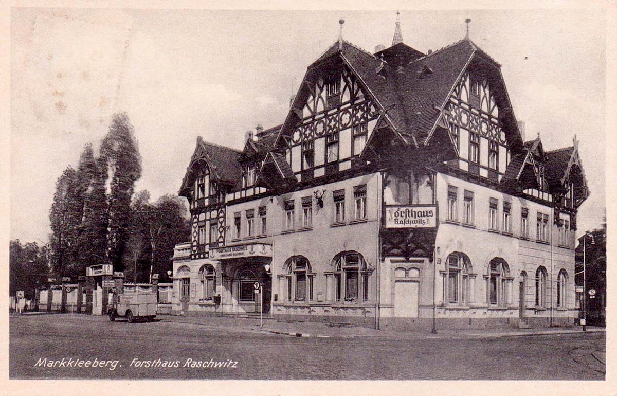 Markkleeberg. Forsthaus 'Raschwitz', um 1945
