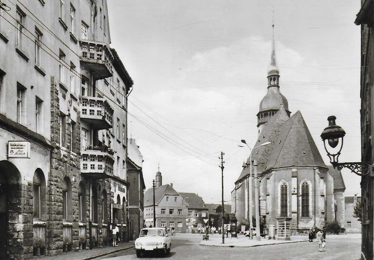 Markranstädt. Platz des Friedens (Marktplatz), Kirche