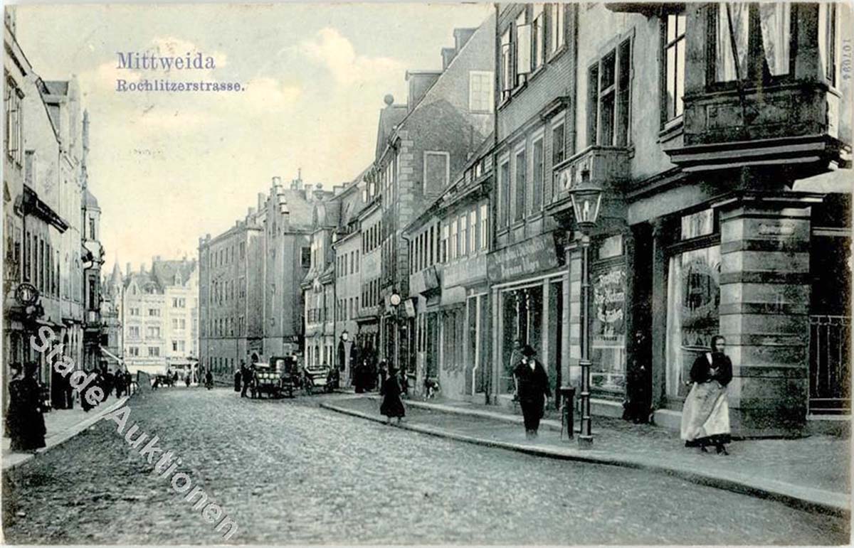 Mittweida. Rochlitzer Straße, 1906