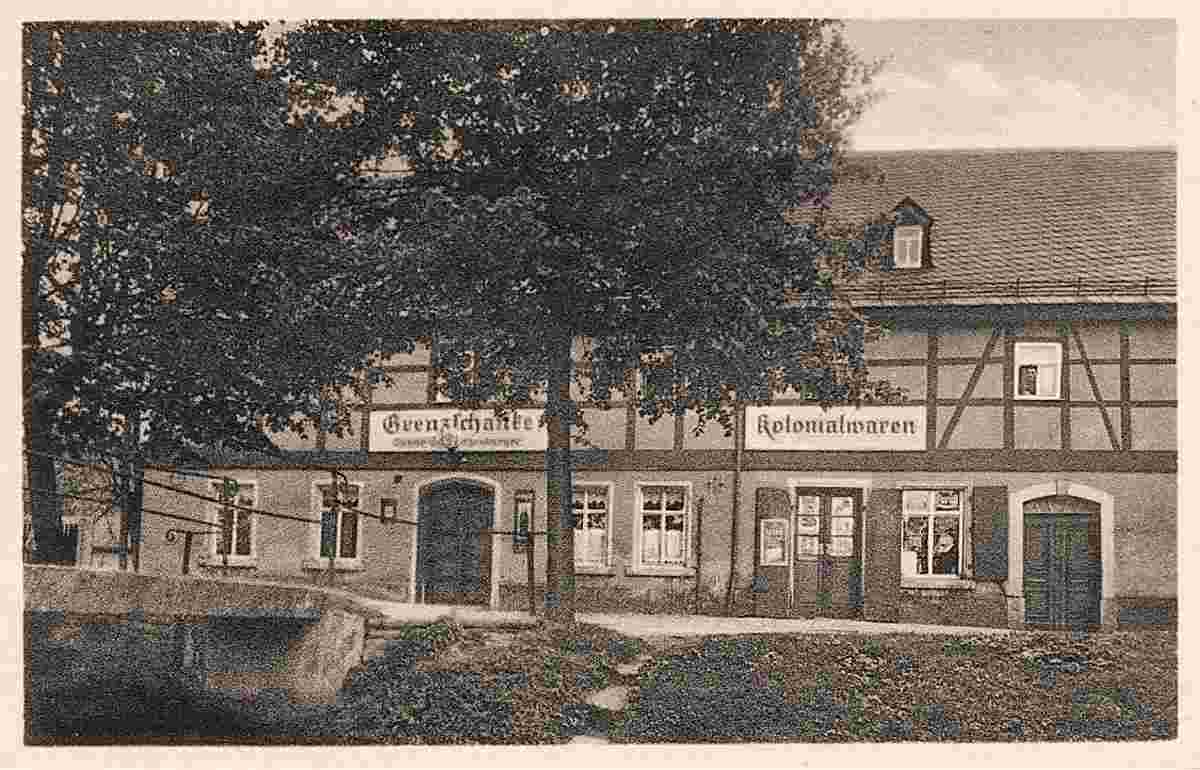 Mülsen. Niedermülsen - Gasthof, Kolonialwaren