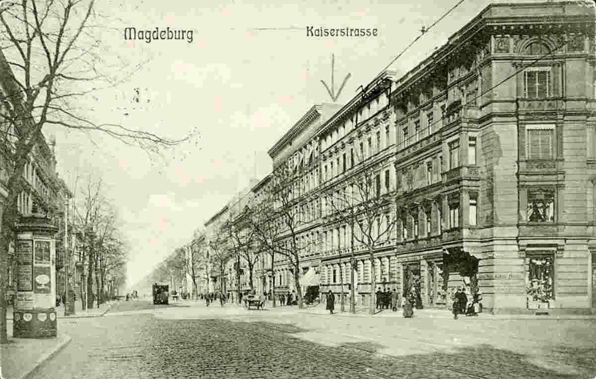 Magdeburg. Kaiserstraße
