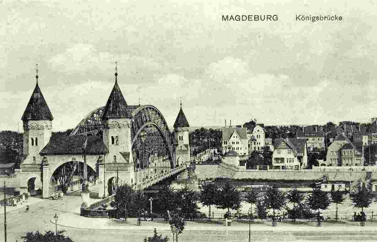 Magdeburg. Königsbrücke, 1918