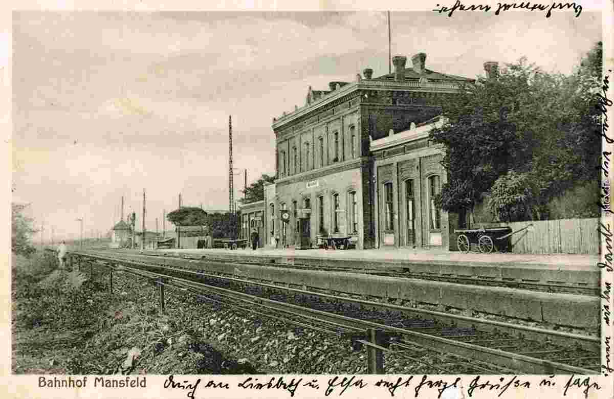 Mansfeld. Bahnhof, 1928