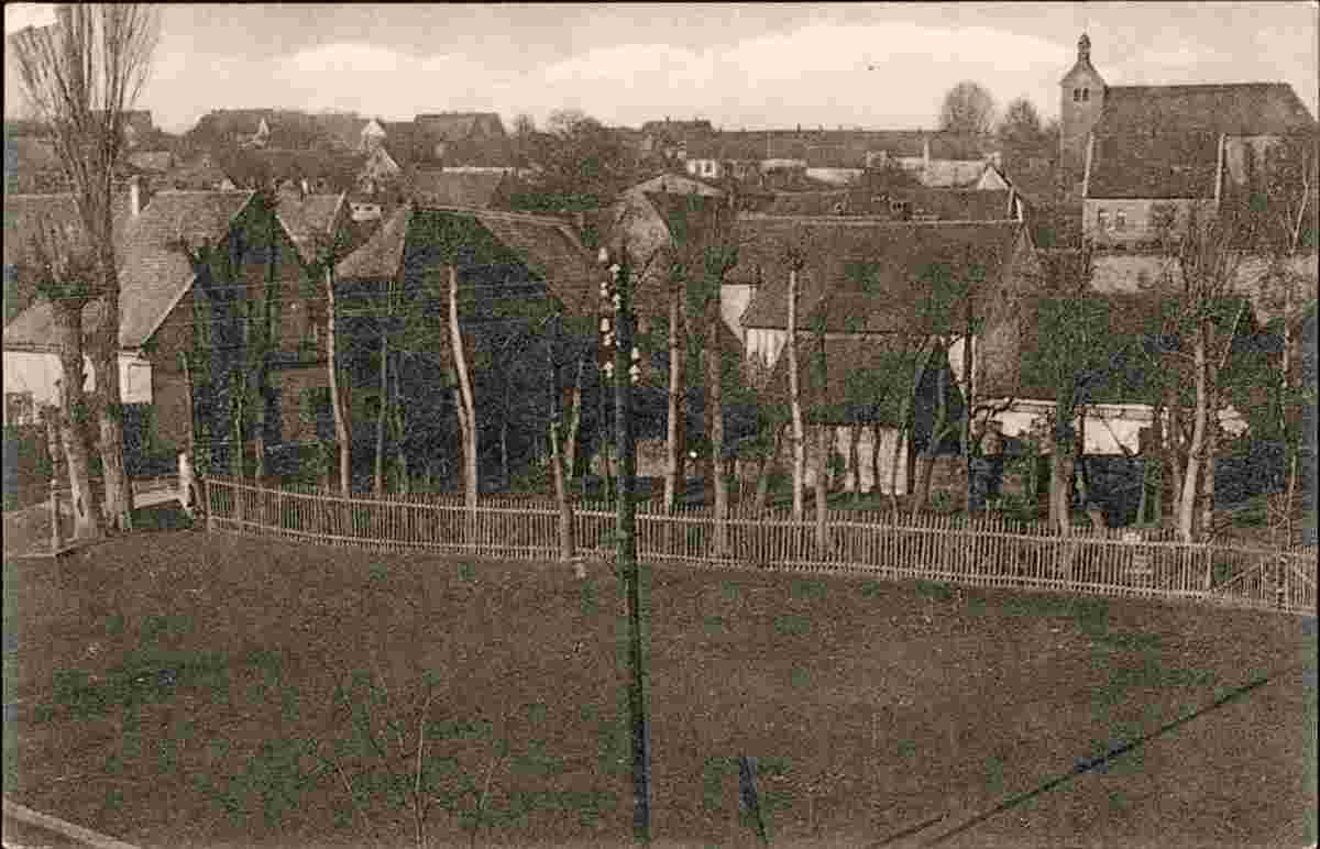 Mansfeld. Großörner - Blick auf Ortsteil, 1922
