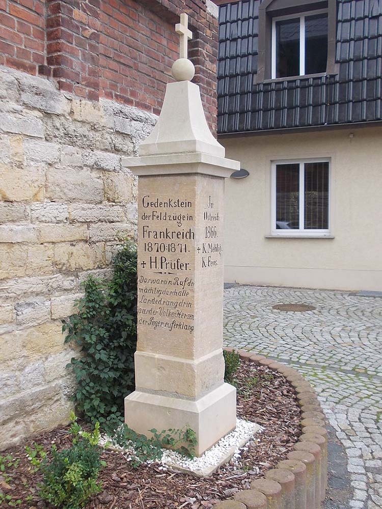 Mertendorf. Denkmal für die Kriege von 1866 und 1870-1871