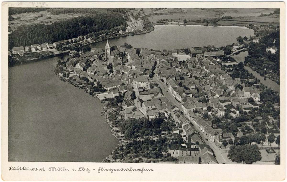 Mölln. Fliegeraufnahme, 1936