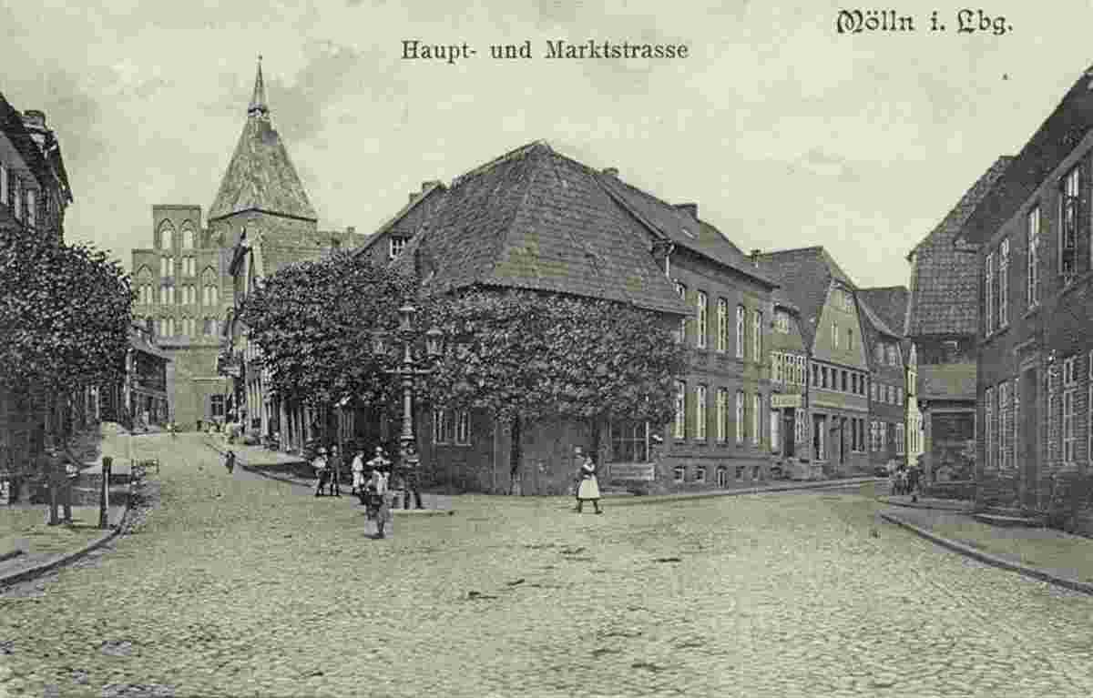 Mölln. Haupt- und Marktstraße