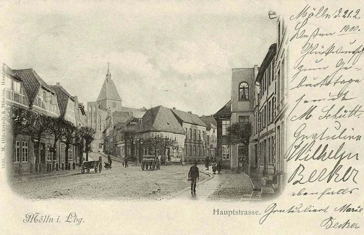 Mölln. Hauptstraße, 1900