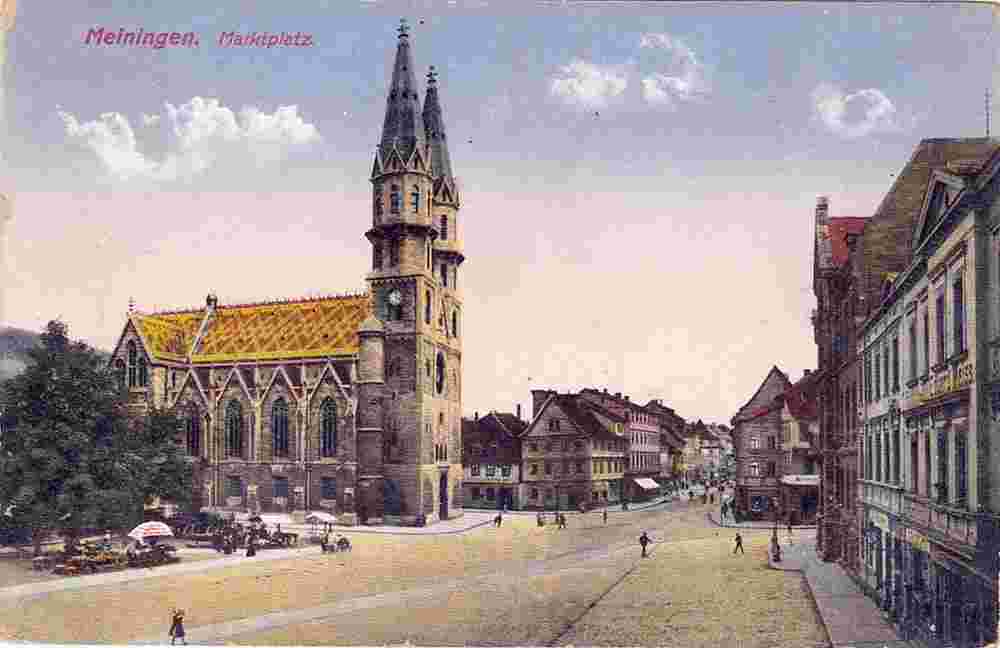 Meiningen. Marktplatz