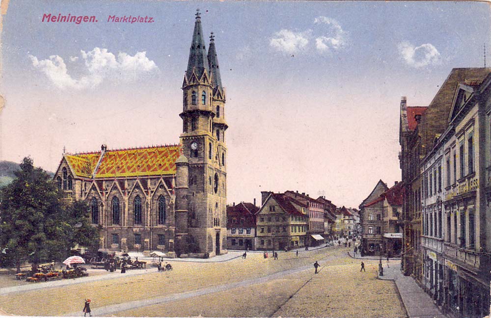 Meiningen. Marktplatz