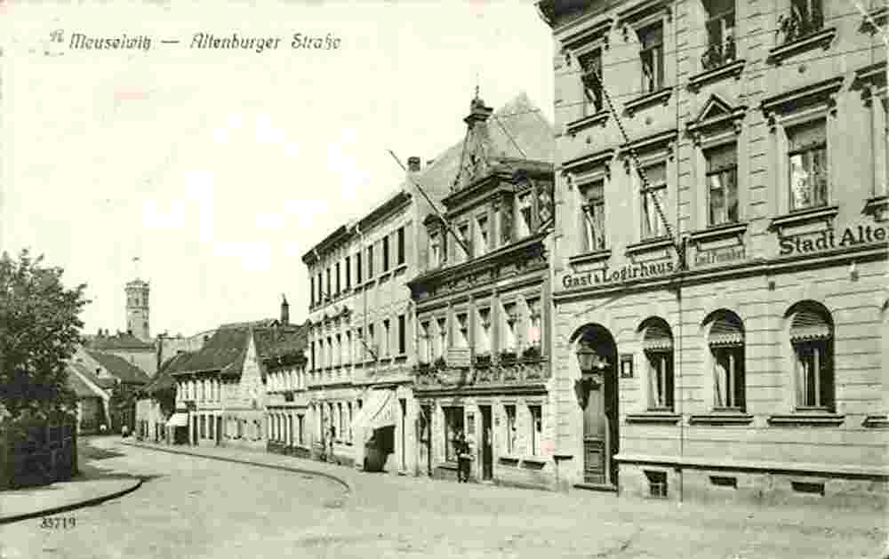 Meuselwitz. Altenburger Straße