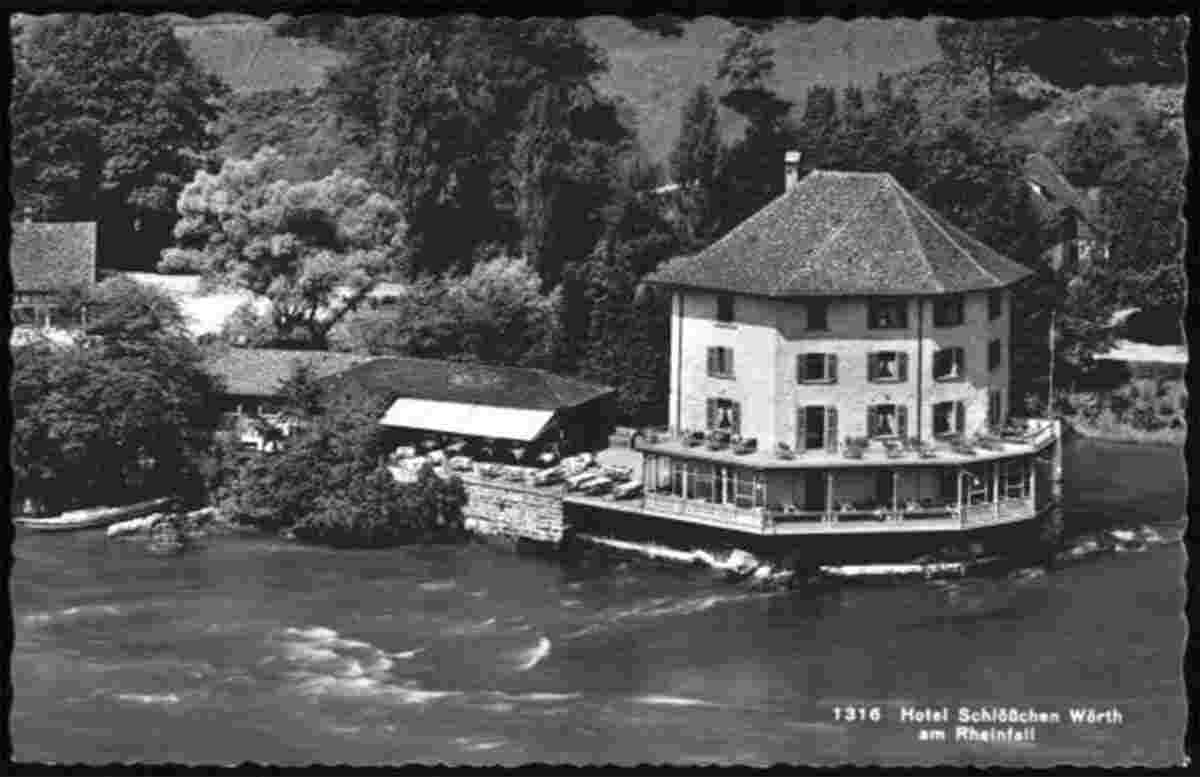 Neuhausen auf den Fildern. Hotel 'Schlößchen Wörth' am Rheinfall