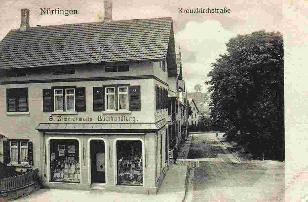 Nürtingen. Kreuzkirchstraße, 1910