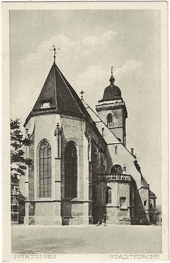Nürtingen. Stadtkirche, 1927