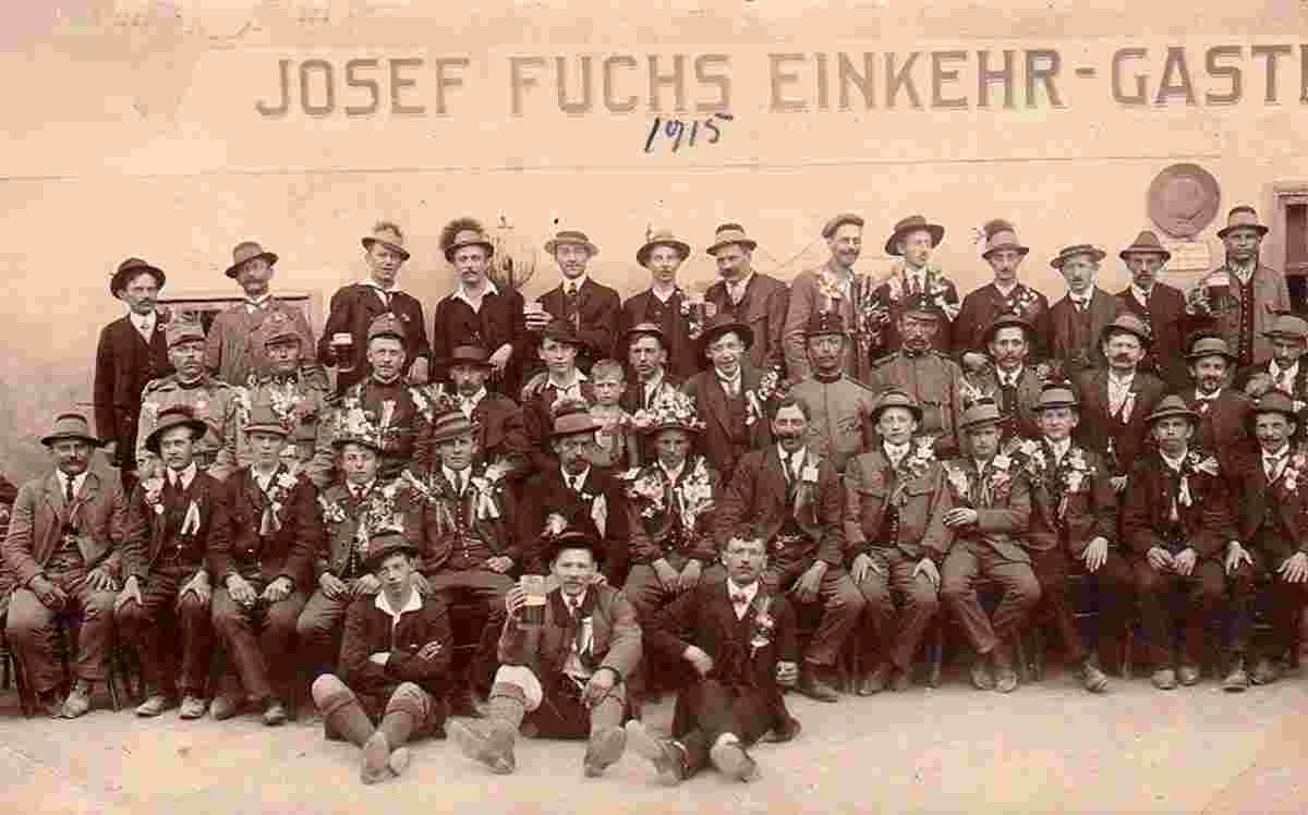 Neusäß. Steppach - Josef Fuchs Einkehr, Gasthof, 1915
