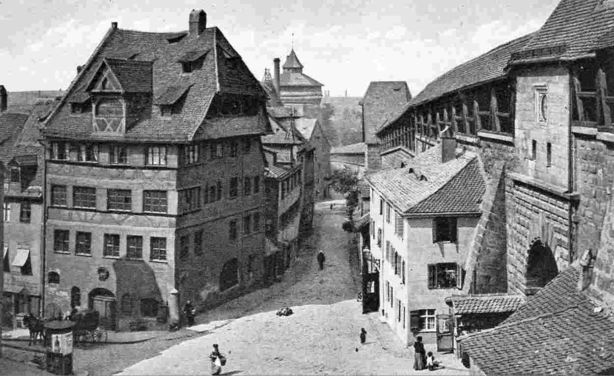 Nürnberg. Tiergärtnertor and Albrecht Dürer Haus