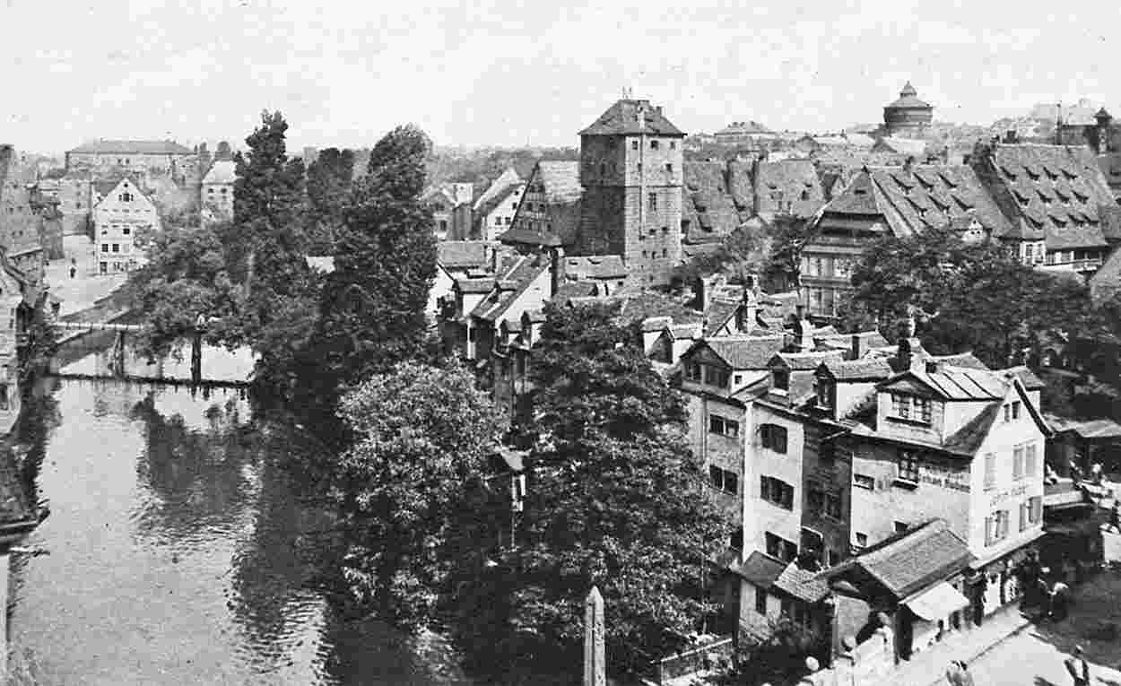 Nürnberg. Blick zur Karlsbrücke