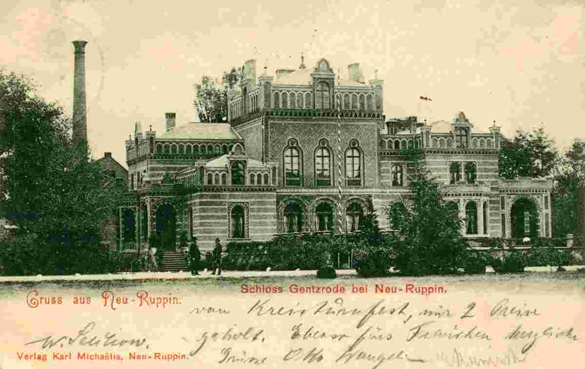 Neuruppin. Schloss Gentzrode, 1901