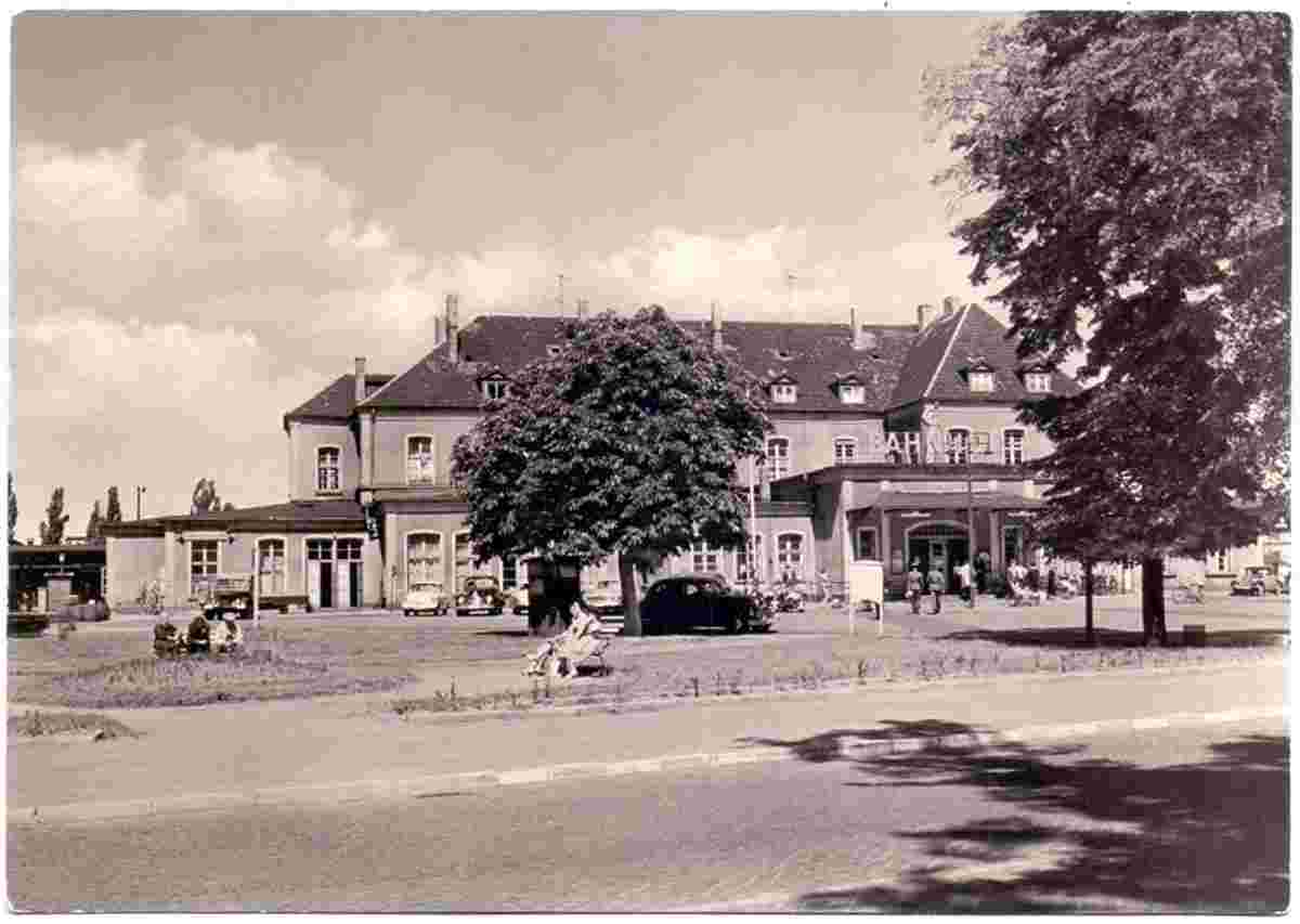 Neubrandenburg. Bahnhof, 1965