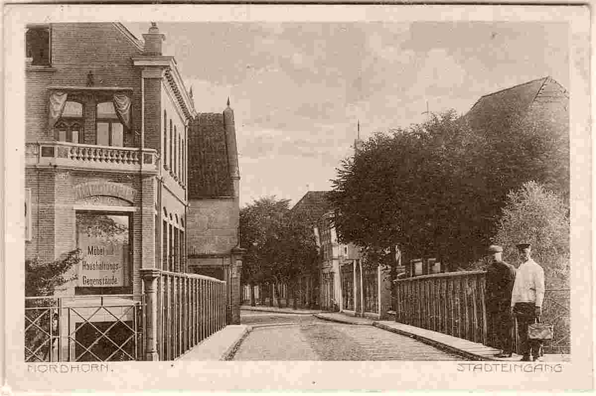 Nordhorn. Stadteingang, 1913