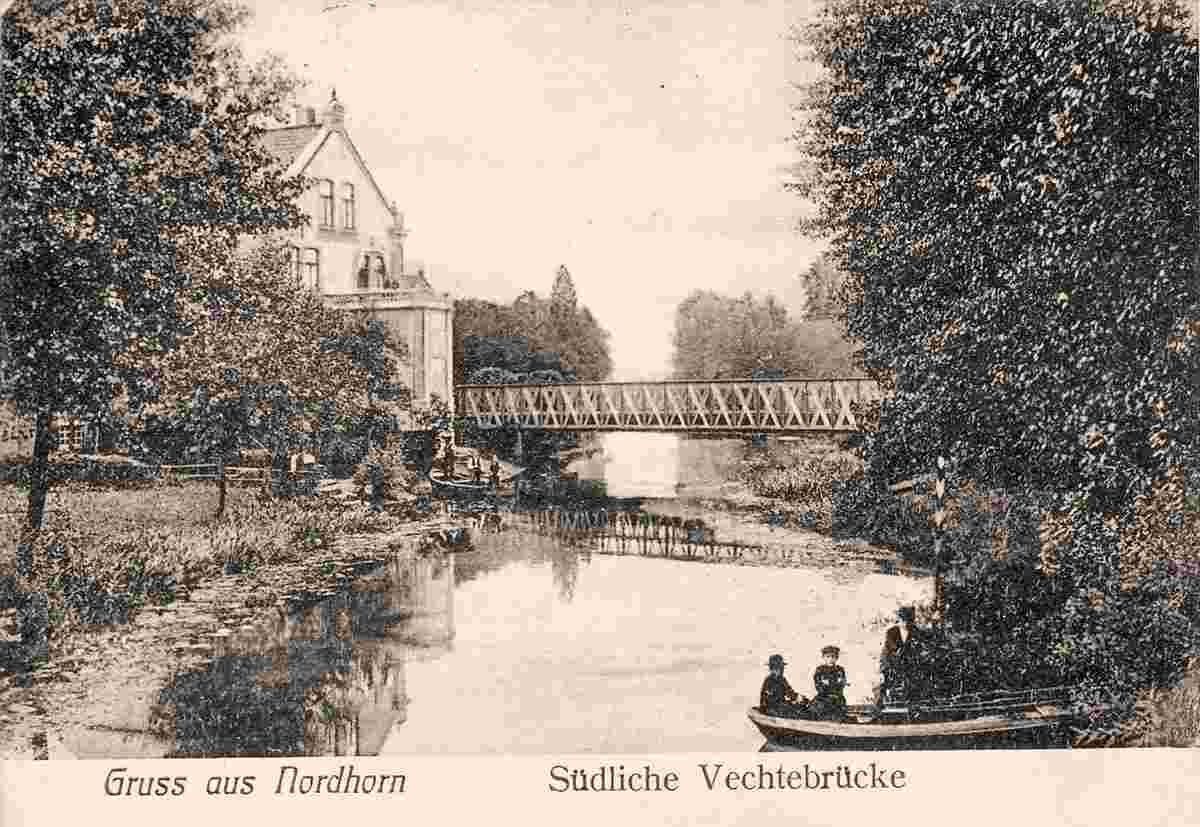 Nordhorn. Südliche Vechtebrücke, 1906