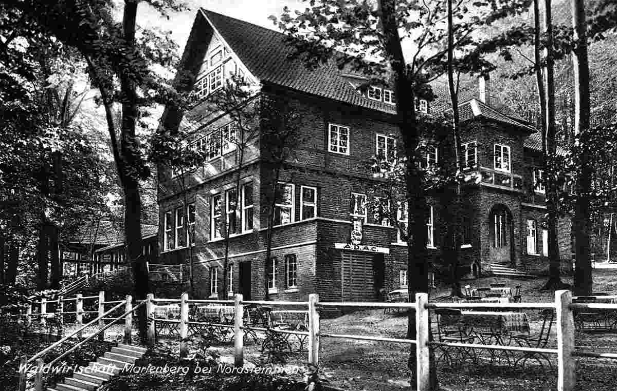 Nordstemmen. Waldgaststätte Marienberg, etwa 1930