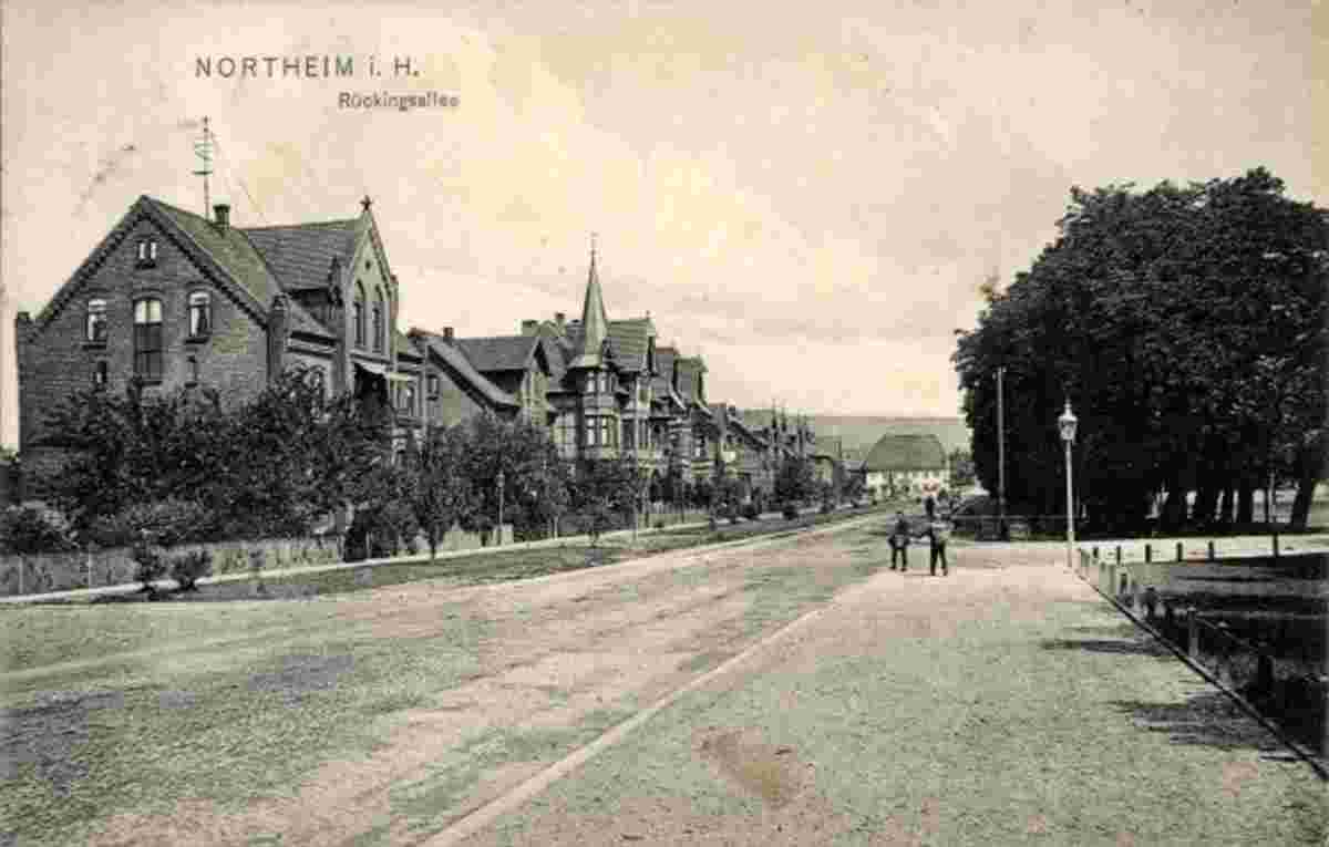 Northeim. Villen in der Rückingsallee, 1908