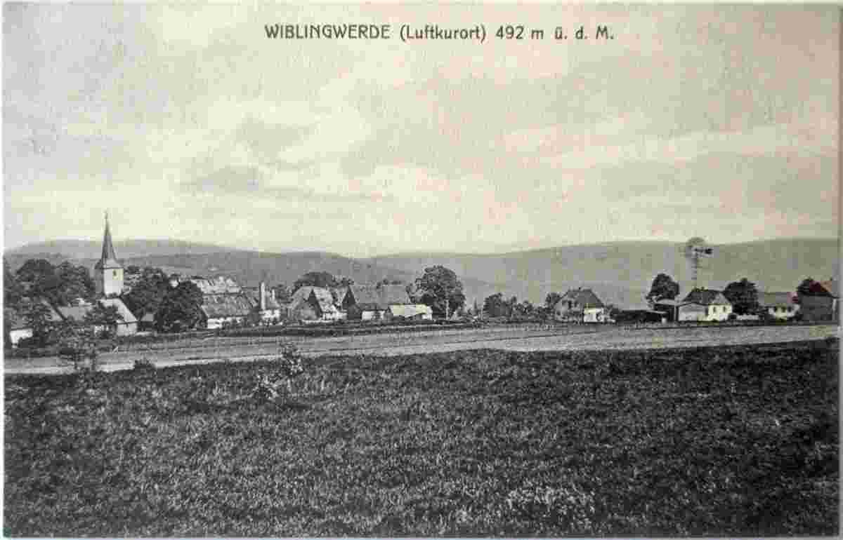 Nachrodt-Wiblingwerde. Wiblingwerde Luftkurort, um 1915