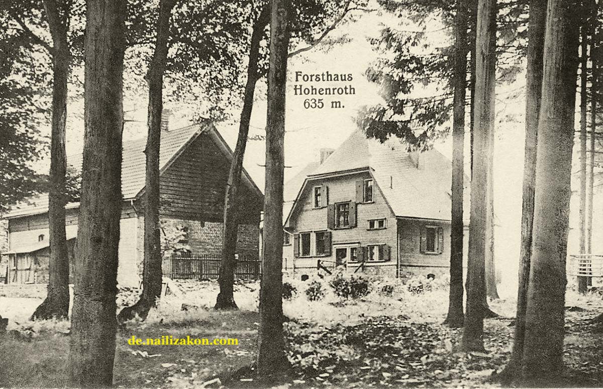 Netphen. Forsthaus Hohenroth, 1918