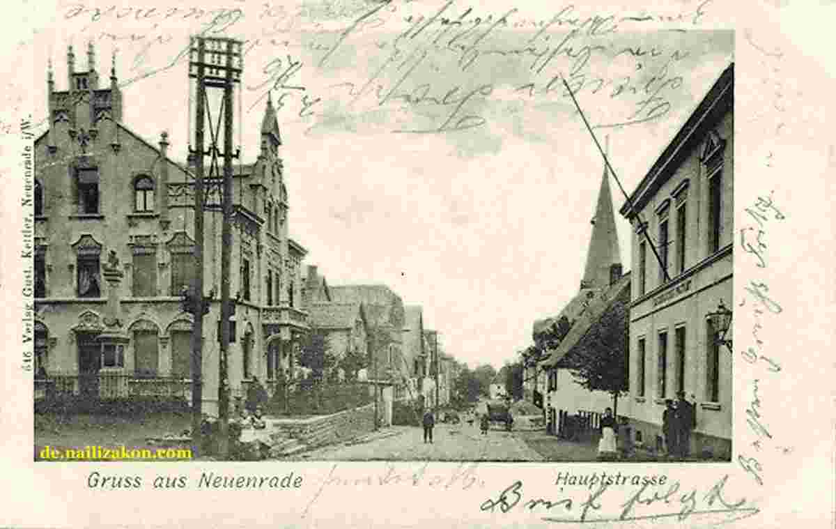 Neuenrade. Hauptstraße, 1901