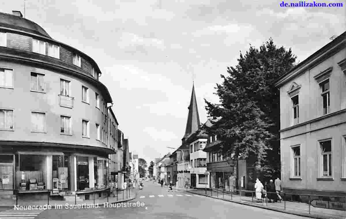 Neuenrade. Hauptstraße, 1962