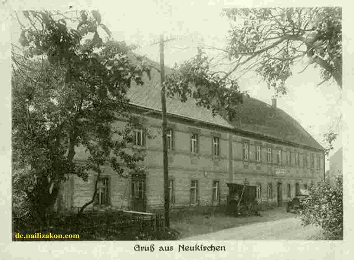 Neukirchen-Vluyn. Blick von Stadt Gebäude